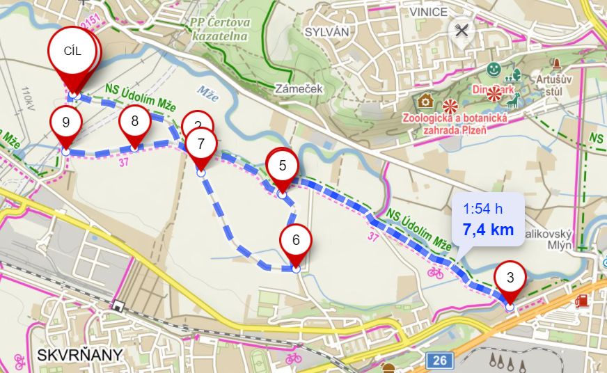 Kde běhat v Plzni