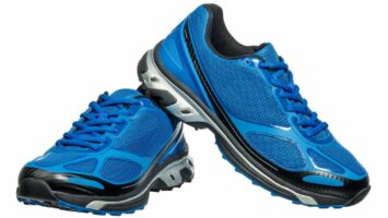 Běžecké boty a tkaničky