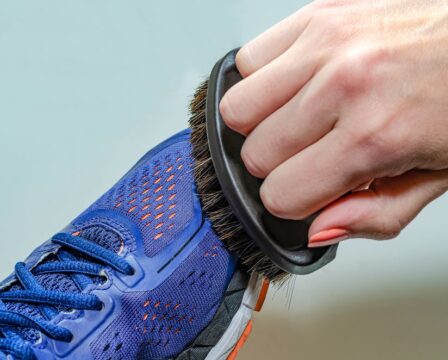 čištění běžeckých bot