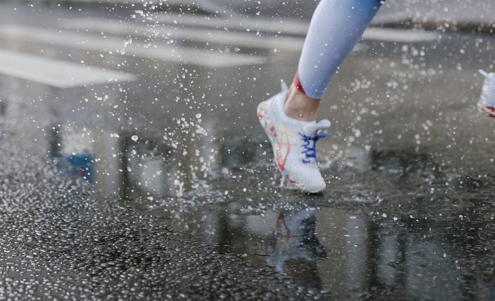 Boty na běhání v dešti