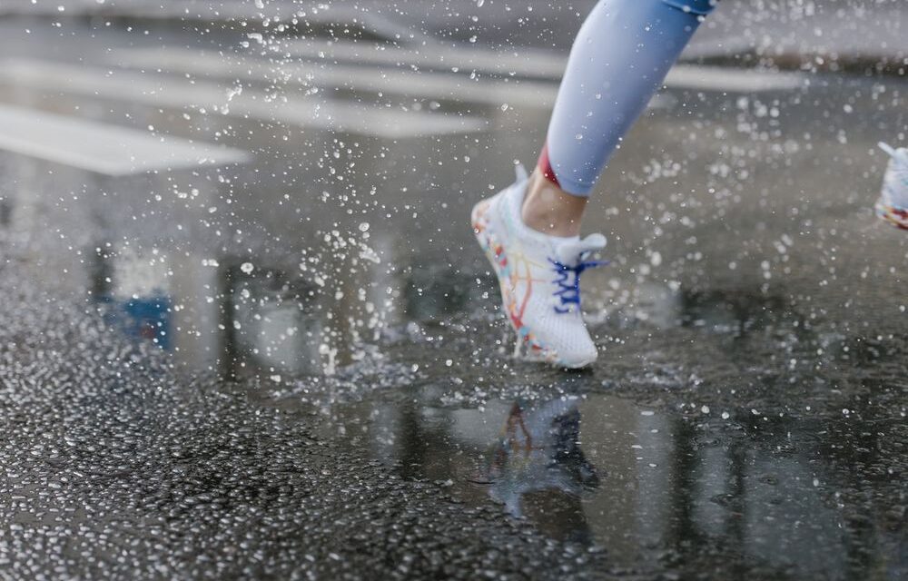 Boty na běhání v dešti
